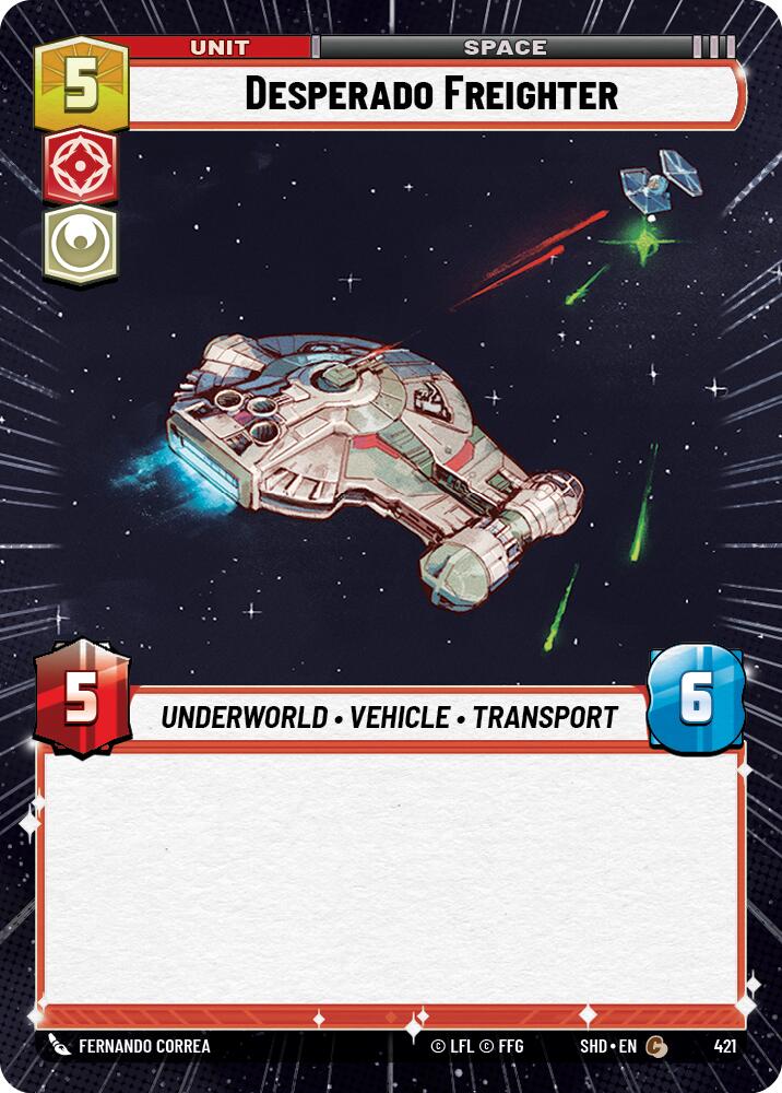 Desperado Freighter (Hyperspace) (421) [Shadows of the Galaxy] | Tabernacle Games