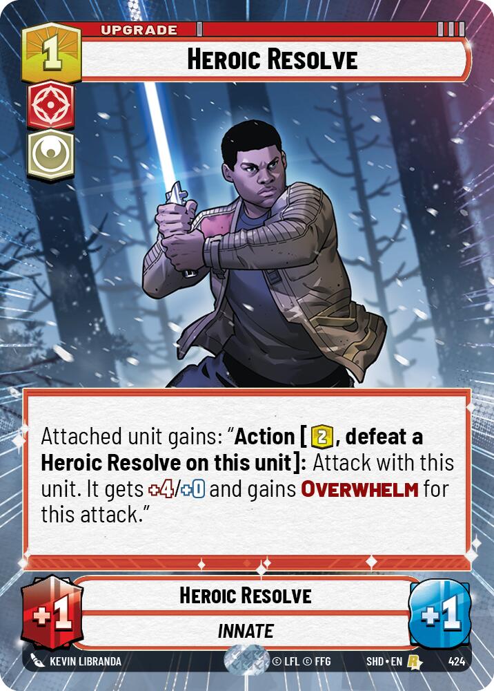 Heroic Resolve (Hyperspace) (424) [Shadows of the Galaxy] | Tabernacle Games