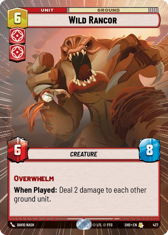 Wild Rancor (Hyperspace) (427) [Shadows of the Galaxy] | Tabernacle Games