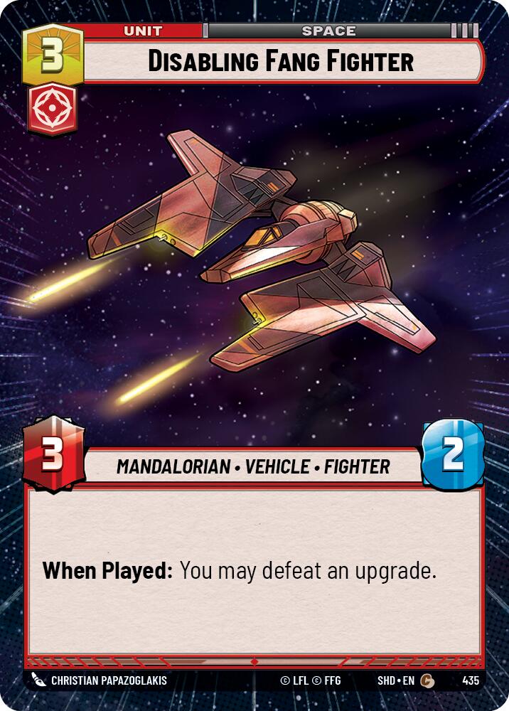 Disabling Fang Fighter (Hyperspace) (435) [Shadows of the Galaxy] | Tabernacle Games
