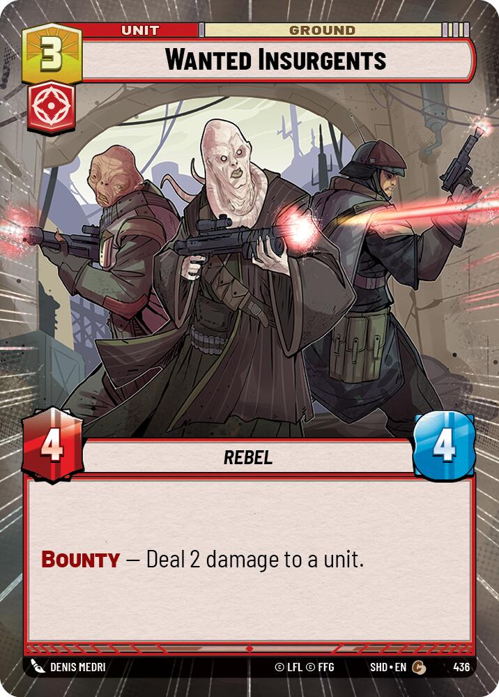 Wanted Insurgents (Hyperspace) (436) [Shadows of the Galaxy] | Tabernacle Games