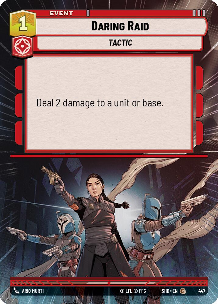 Daring Raid (Hyperspace) (447) [Shadows of the Galaxy] | Tabernacle Games