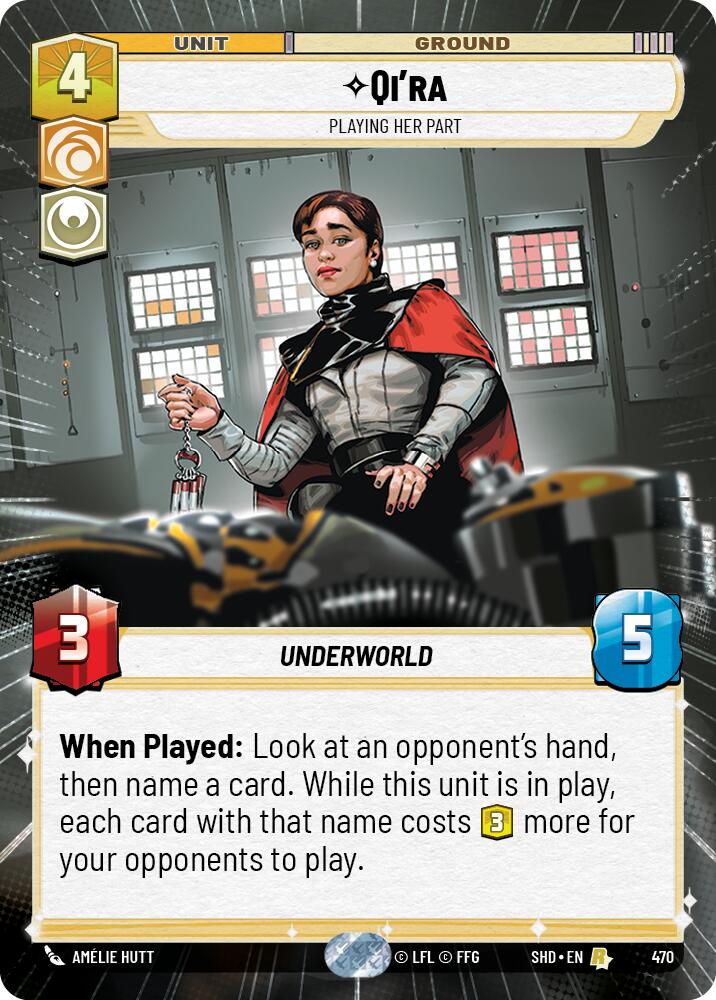 Qi'ra - Playing Her Part (Hyperspace) (470) [Shadows of the Galaxy] | Tabernacle Games