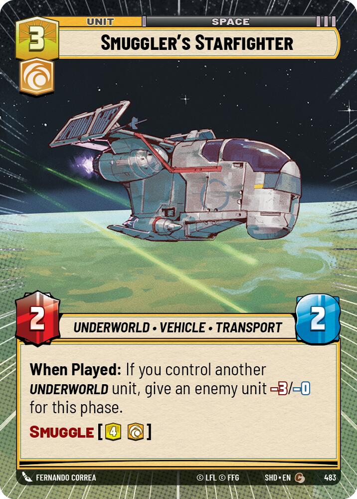 Smuggler's Starfighter (Hyperspace) (483) [Shadows of the Galaxy] | Tabernacle Games