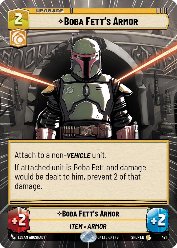 Boba Fett's Armor (Hyperspace) (491) [Shadows of the Galaxy] | Tabernacle Games