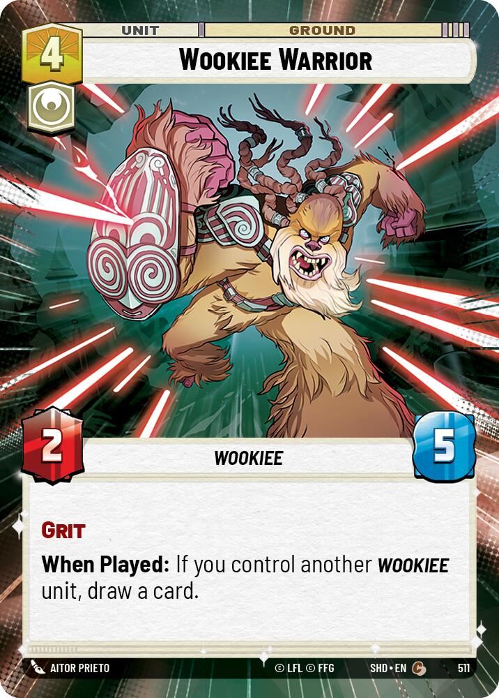 Wookiee Warrior (Hyperspace) (511) [Shadows of the Galaxy] | Tabernacle Games