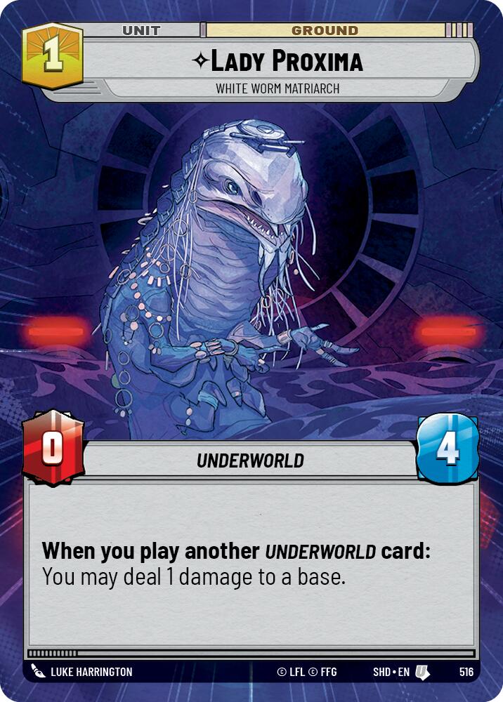 Lady Proxima - White Worm Matriarch (Hyperspace) (516) [Shadows of the Galaxy] | Tabernacle Games