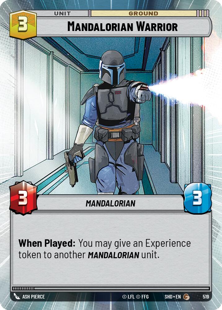 Mandalorian Warrior (Hyperspace) (519) [Shadows of the Galaxy] | Tabernacle Games