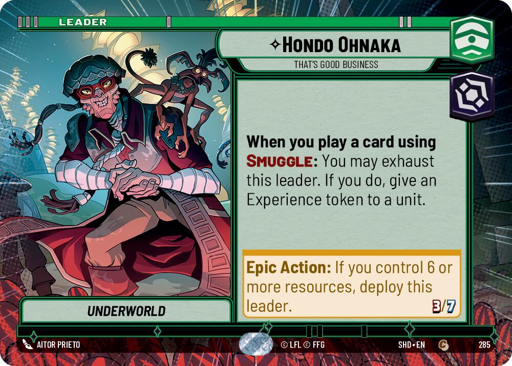 Hondo Ohnaka - That's Good Business (Hyperspace) (285) [Shadows of the Galaxy] | Tabernacle Games