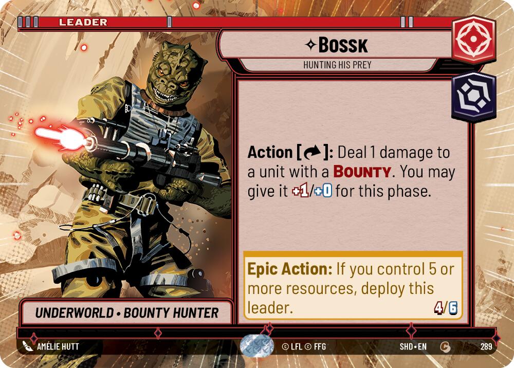 Bossk - Hunting His Prey (Hyperspace) (289) [Shadows of the Galaxy] | Tabernacle Games
