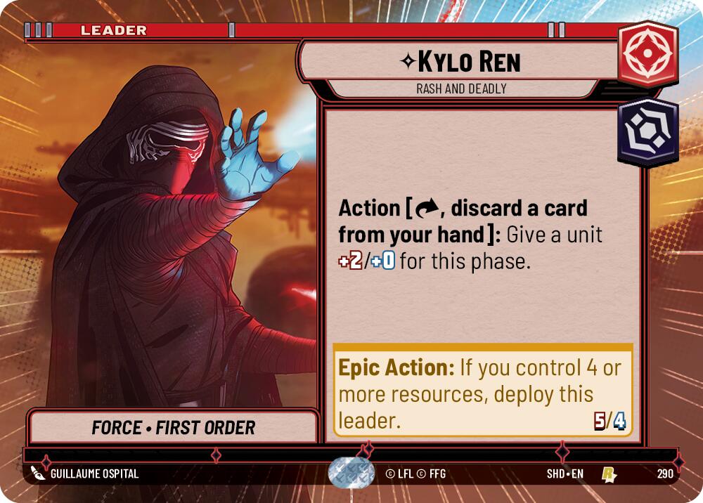 Kylo Ren - Rash and Deadly (Hyperspace) (290) [Shadows of the Galaxy] | Tabernacle Games