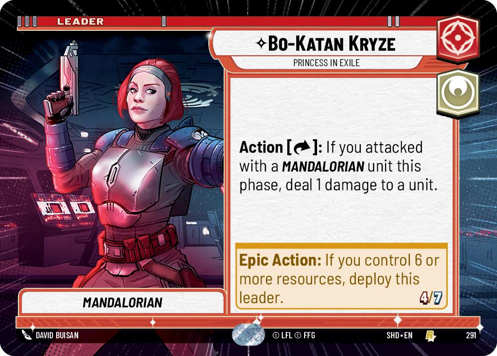 Bo-Katan Kryze - Princess in Exile (Hyperspace) (291) [Shadows of the Galaxy] | Tabernacle Games