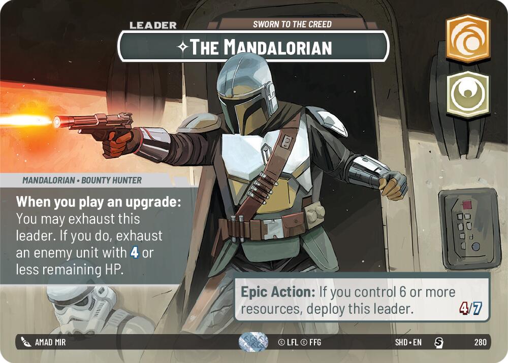 The Mandalorian - Sworn To The Creed (Showcase) (280) [Shadows of the Galaxy] | Tabernacle Games