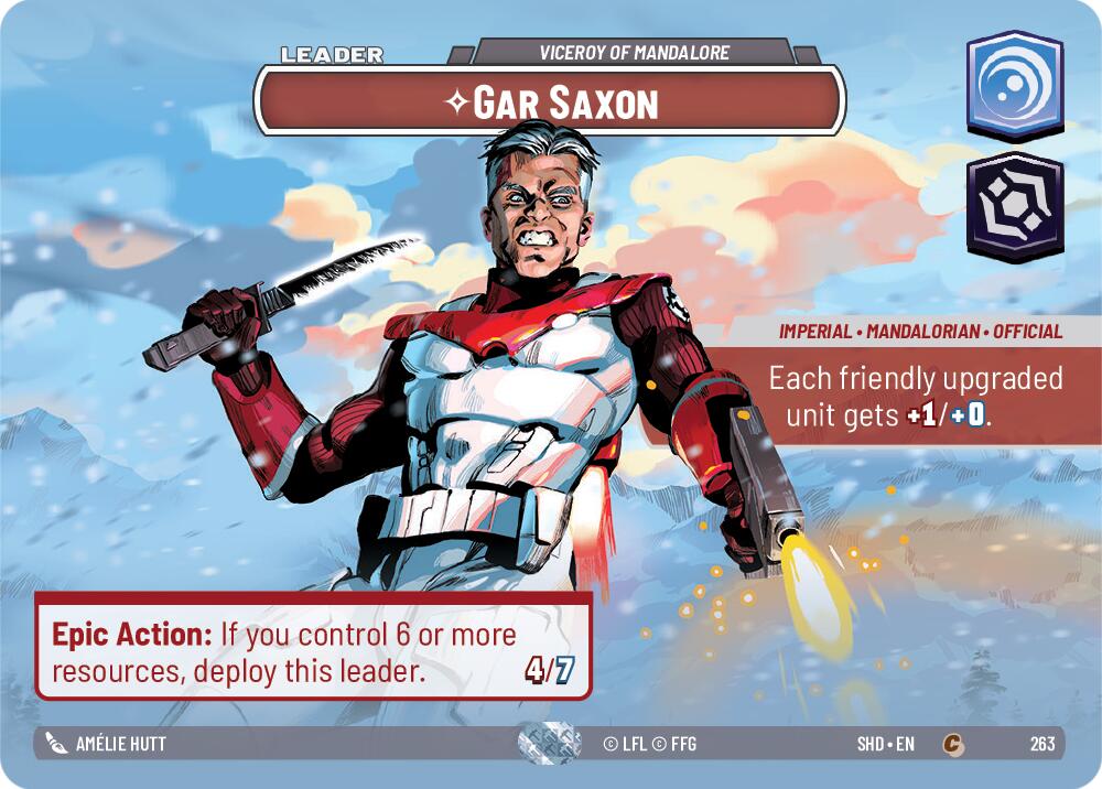 Gar Saxon - Viceroy of Mandalore (Showcase) (263) [Shadows of the Galaxy] | Tabernacle Games