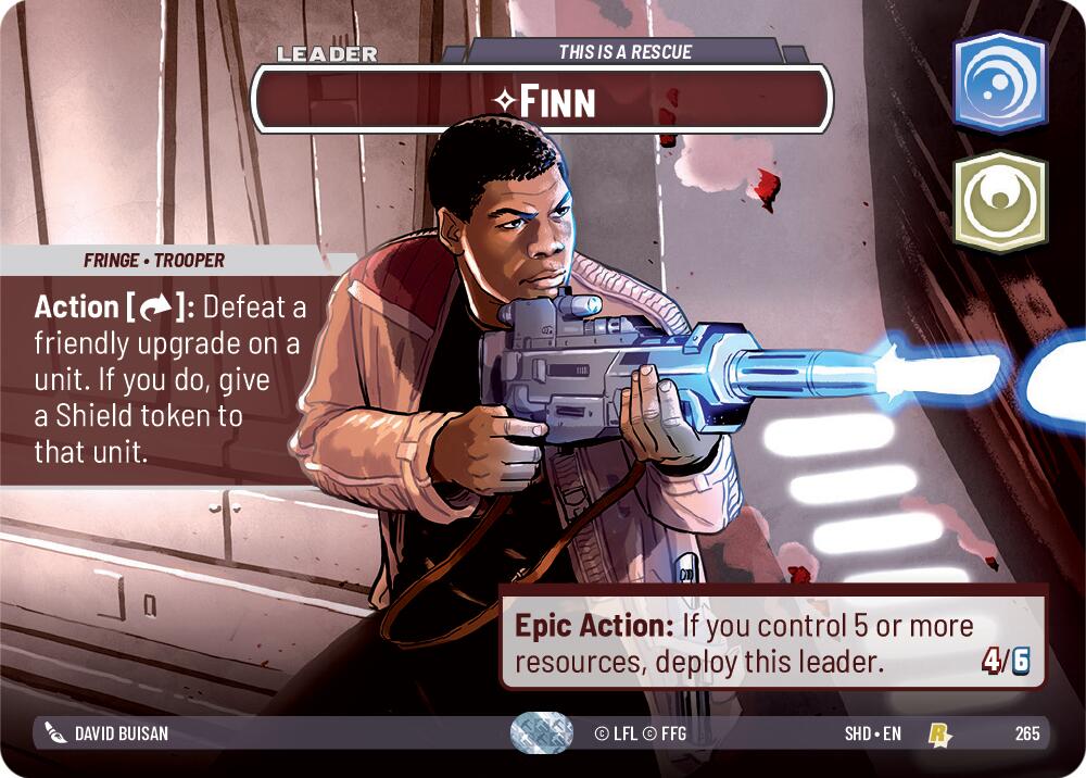 Finn - This is a Rescue (Showcase) (265) [Shadows of the Galaxy] | Tabernacle Games