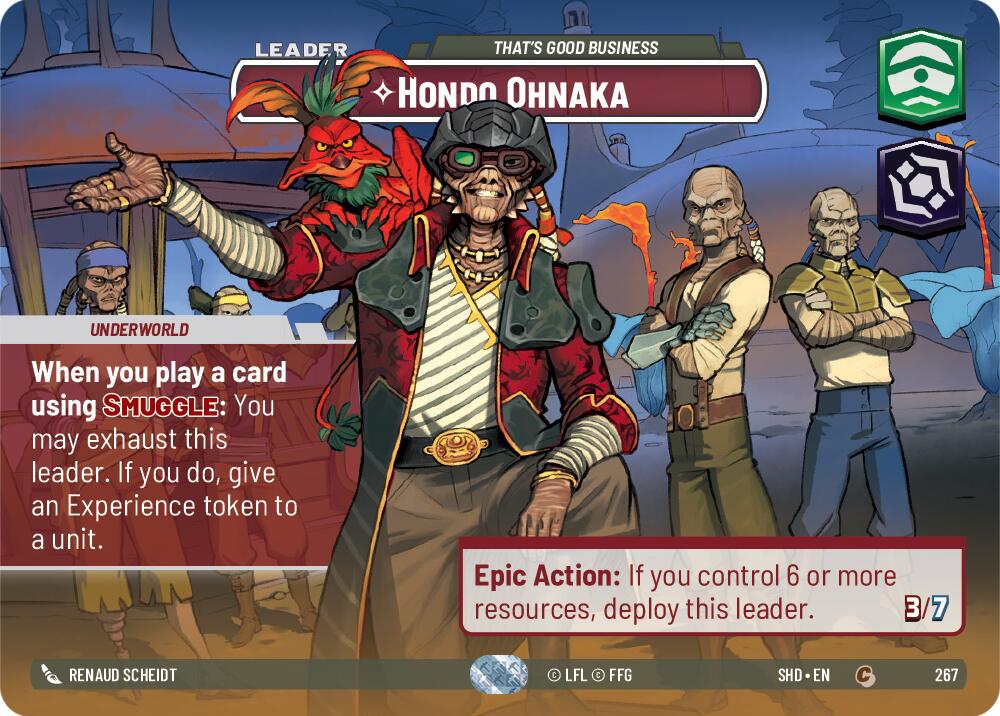 Hondo Ohnaka - That's Good Business (Showcase) (267) [Shadows of the Galaxy] | Tabernacle Games