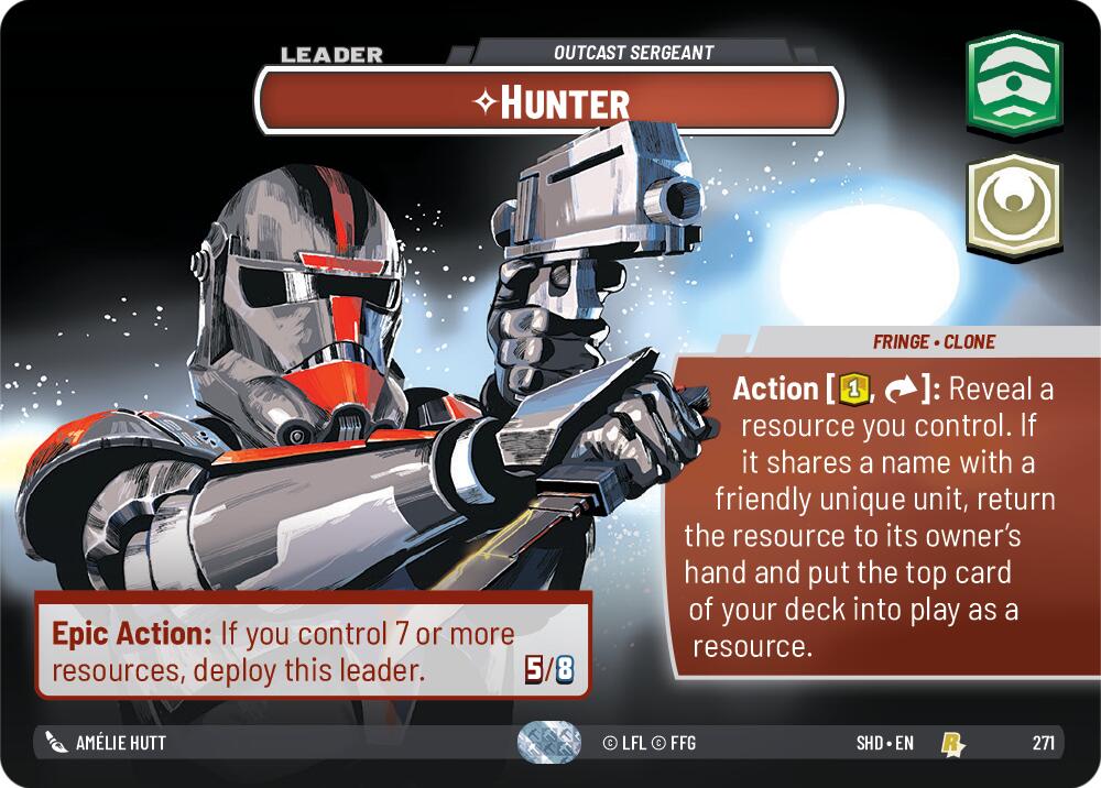 Hunter - Outcast Sergeant (Showcase) (271) [Shadows of the Galaxy] | Tabernacle Games