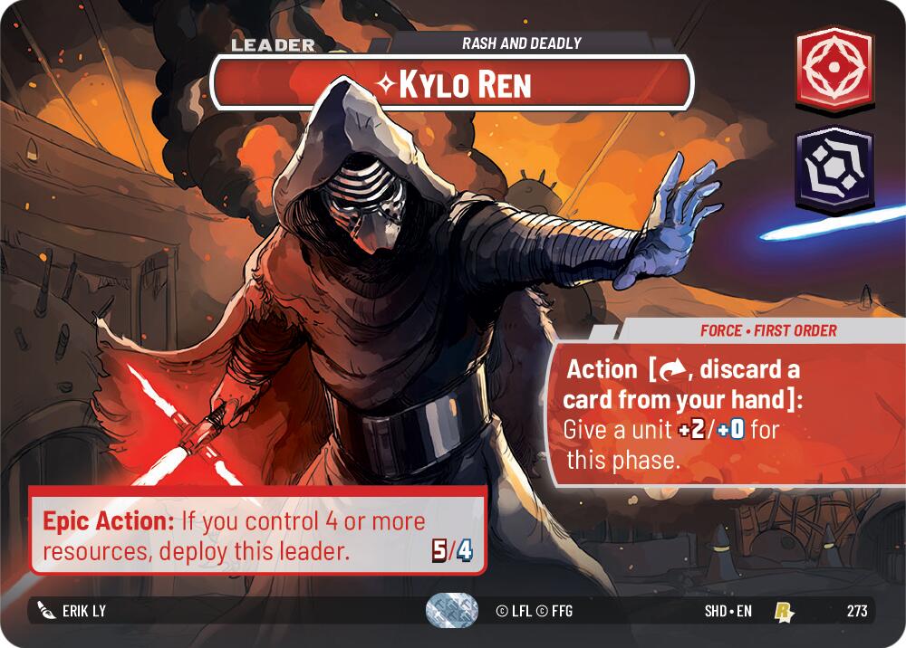 Kylo Ren - Rash and Deadly (Showcase) (273) [Shadows of the Galaxy] | Tabernacle Games
