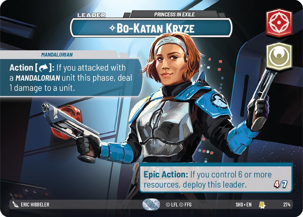 Bo-Katan Kryze - Princess in Exile (Showcase) (274) [Shadows of the Galaxy] | Tabernacle Games