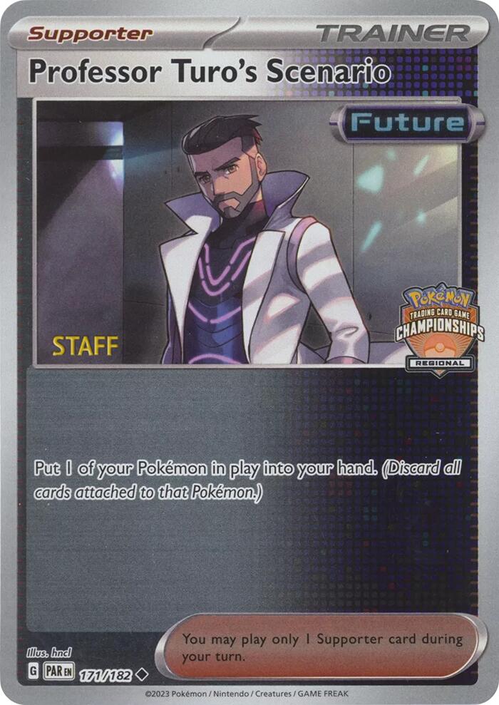 Professor Turo's Scenario (171/182) (2023 Regional Championships Staff) [League & Championship Cards] | Tabernacle Games