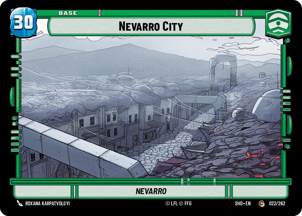 Nevarro City // Shield (022 // T02) [Shadows of the Galaxy] | Tabernacle Games