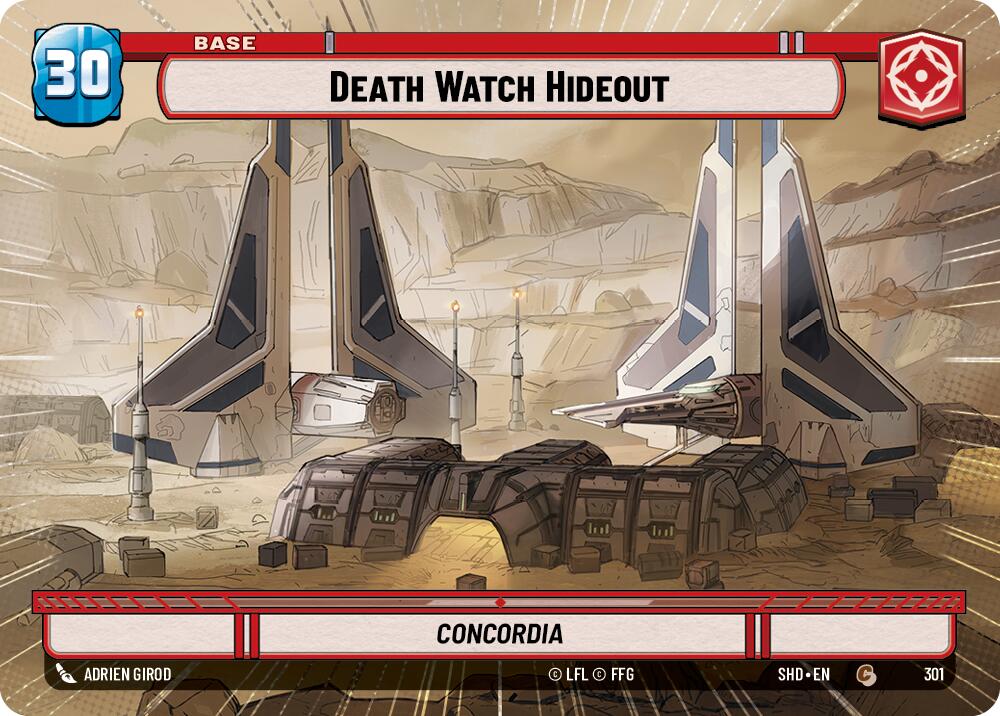 Death Watch Hideout // Shield (Hyperspace) (301 // T04) [Shadows of the Galaxy] | Tabernacle Games