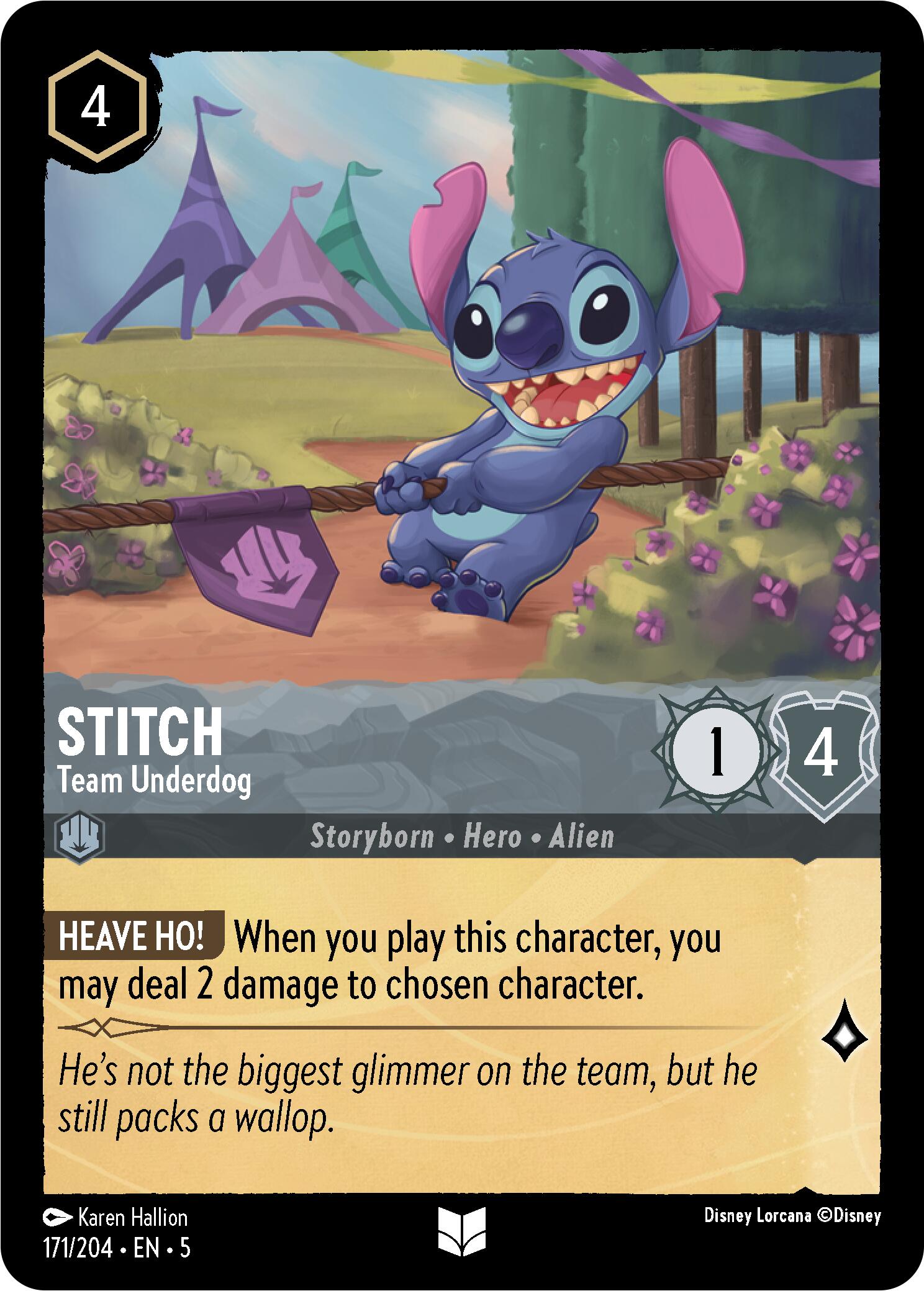 Stitch - Team Underdog (171/204) [Shimmering Skies] | Tabernacle Games