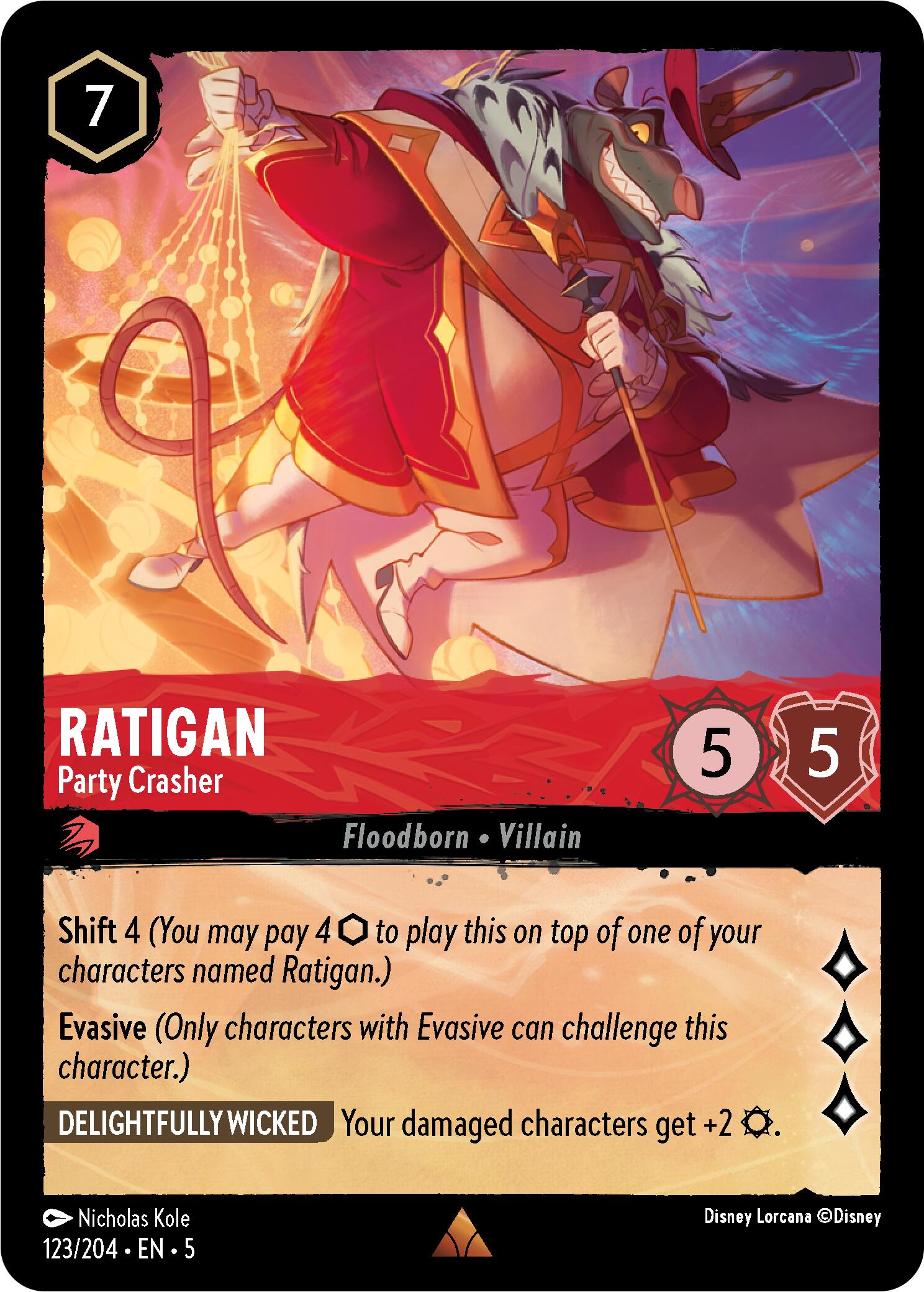 Ratigan - Party Crasher (123/204) [Shimmering Skies] | Tabernacle Games