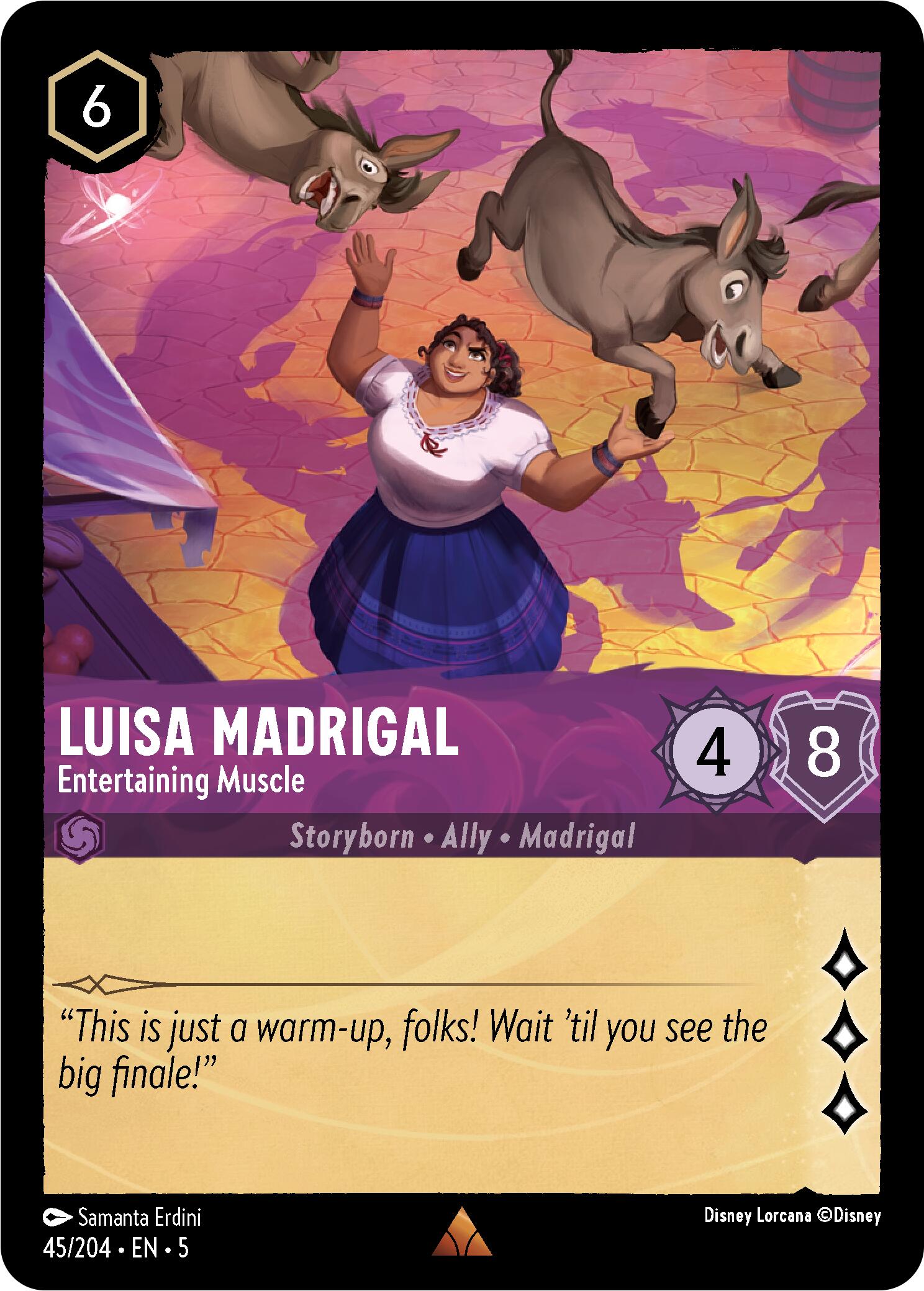 Luisa Madrigal - Entertaining Muscle (45/204) [Shimmering Skies] | Tabernacle Games