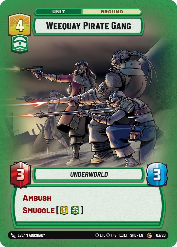 Weequay Pirate Gang (03/20) [Shadows of the Galaxy: Weekly Play] | Tabernacle Games