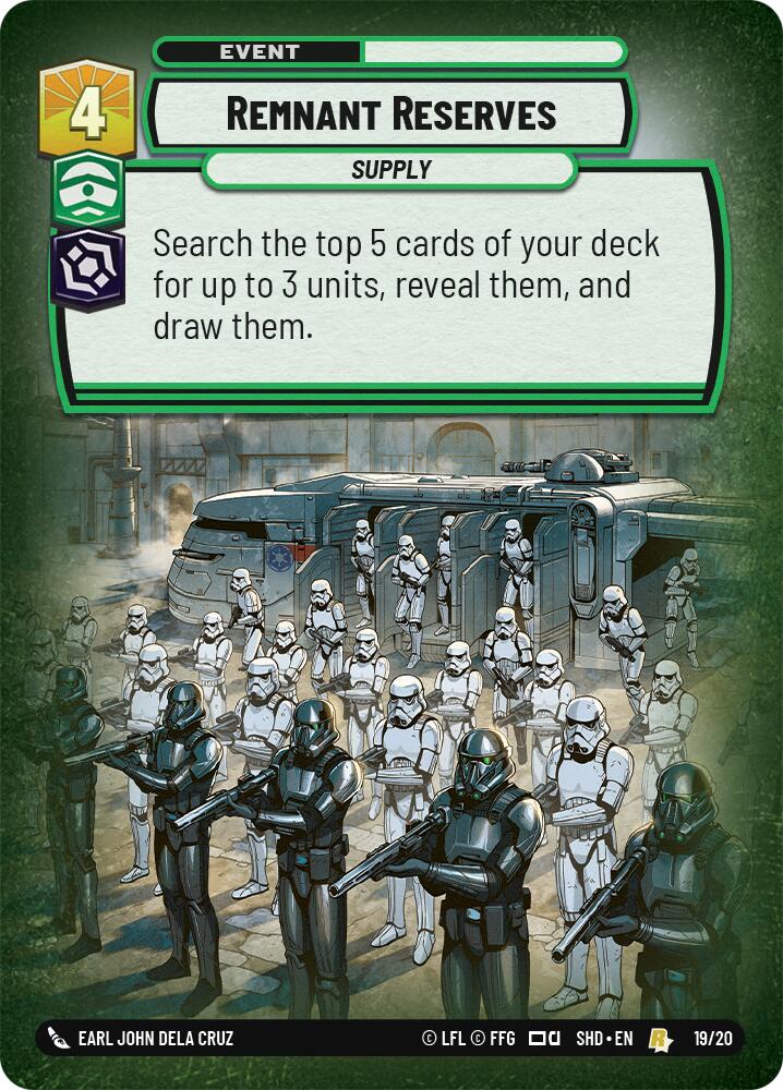 Remnant Reserves (19/20) [Shadows of the Galaxy: Weekly Play] | Tabernacle Games
