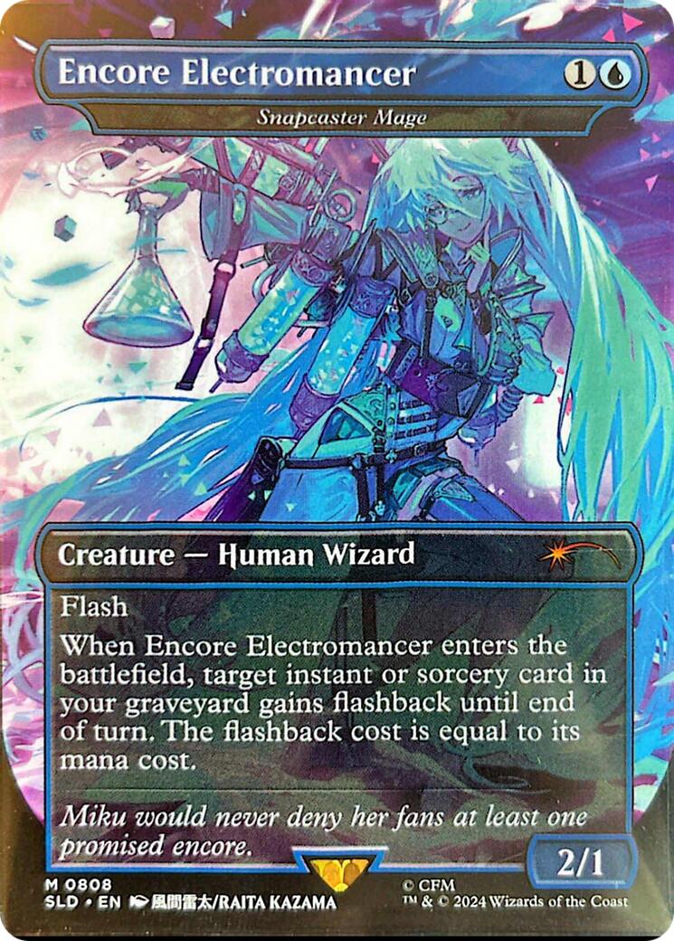 Encore Electromancer - Snapcaster Mage (Rainbow Foil) [Secret Lair Drop Series] | Tabernacle Games