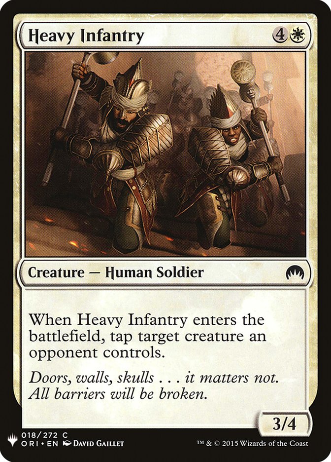 Heavy Infantry [Mystery Booster] | Tabernacle Games