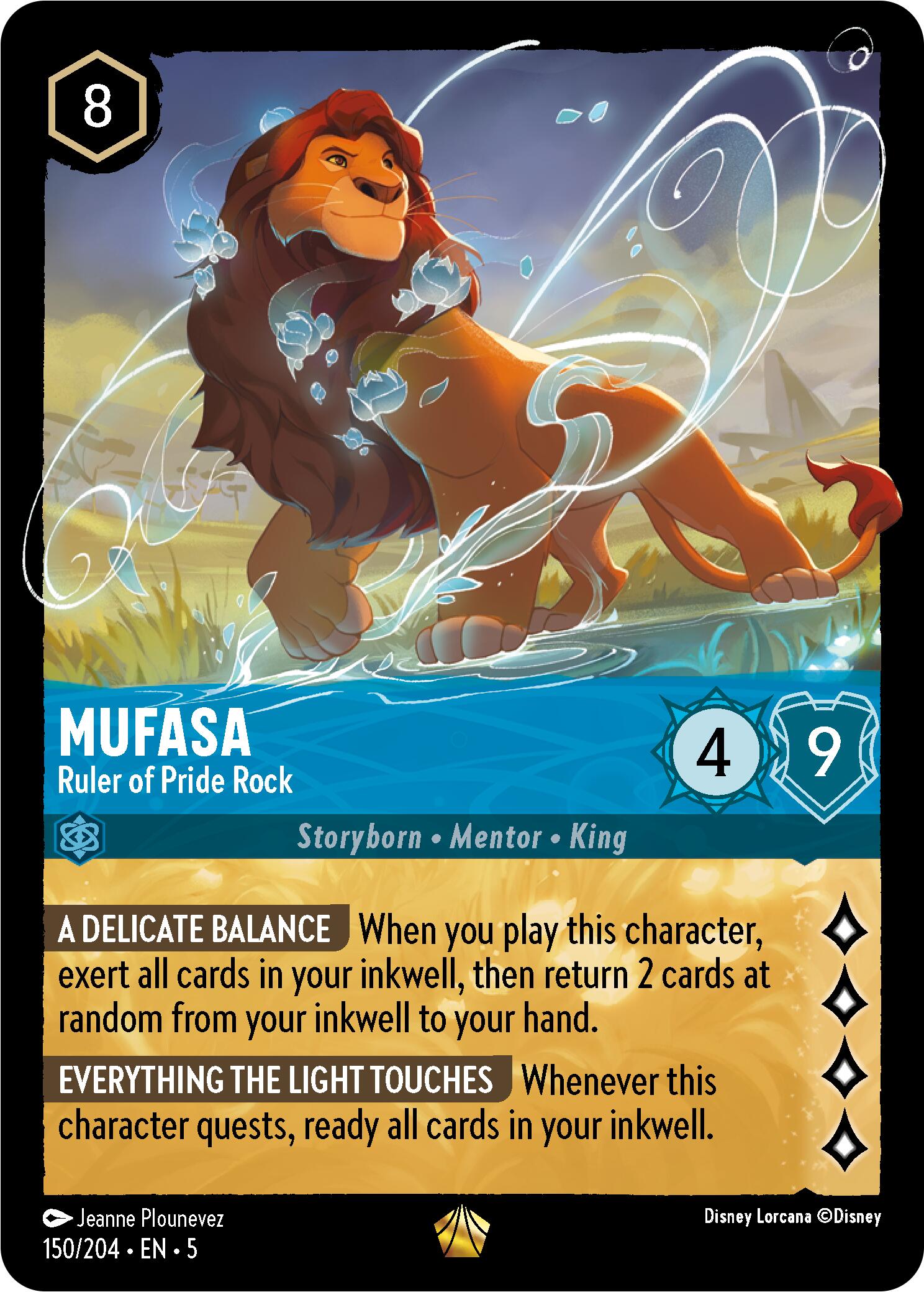 Mufasa - Ruler of Pride Rock (150/204) [Shimmering Skies] | Tabernacle Games