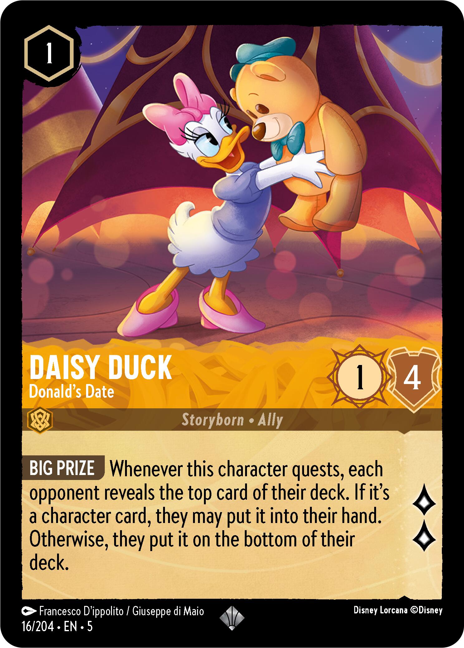 Daisy Duck - Donald's Date (16/204) [Shimmering Skies] | Tabernacle Games