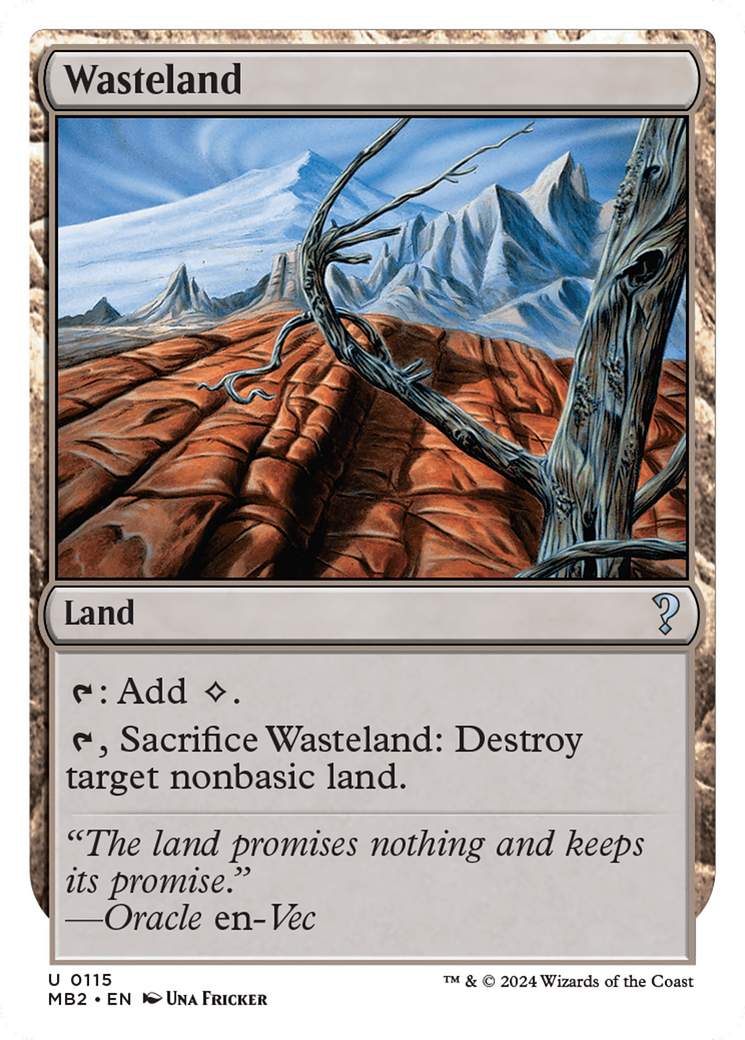 Wasteland [Mystery Booster 2] | Tabernacle Games