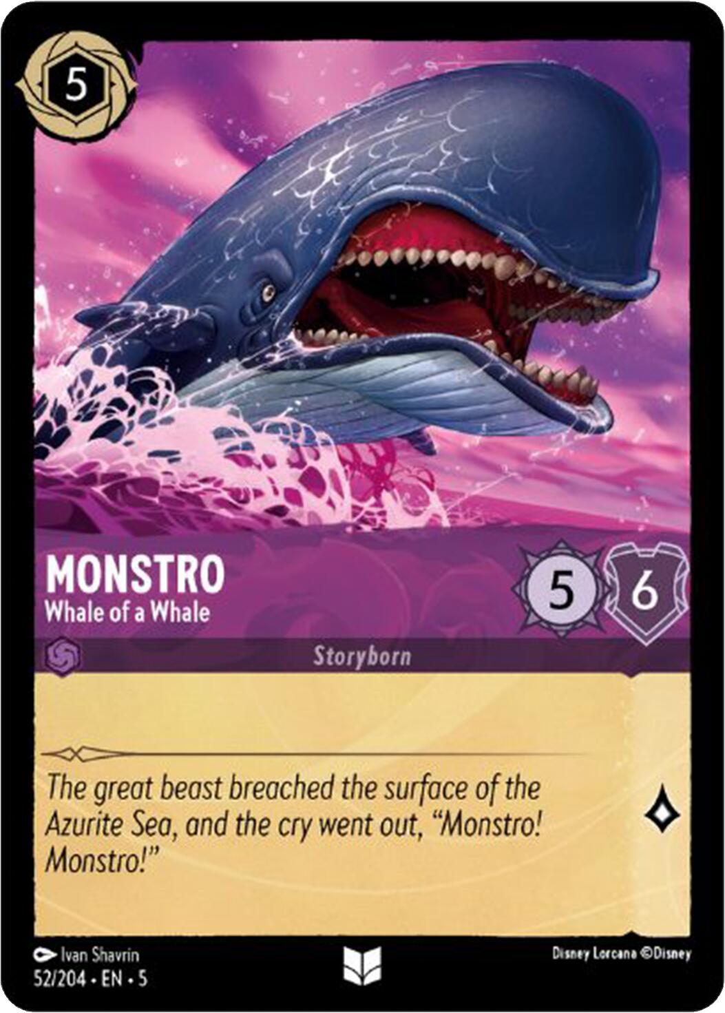 Monstro - Whale of a Whale (52/204) [Shimmering Skies] | Tabernacle Games