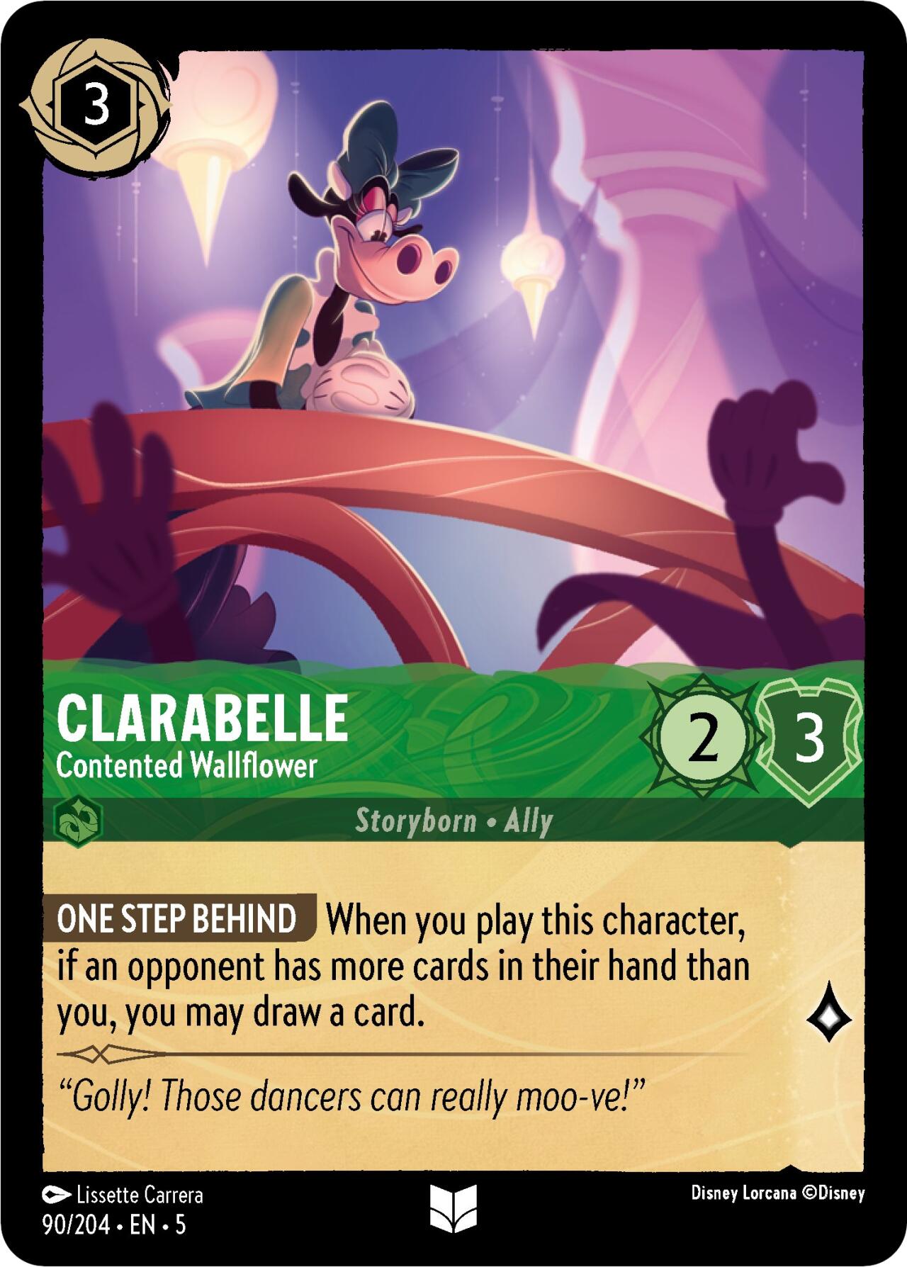 Clarabelle - Contented Wallflower (90/204) [Shimmering Skies] | Tabernacle Games