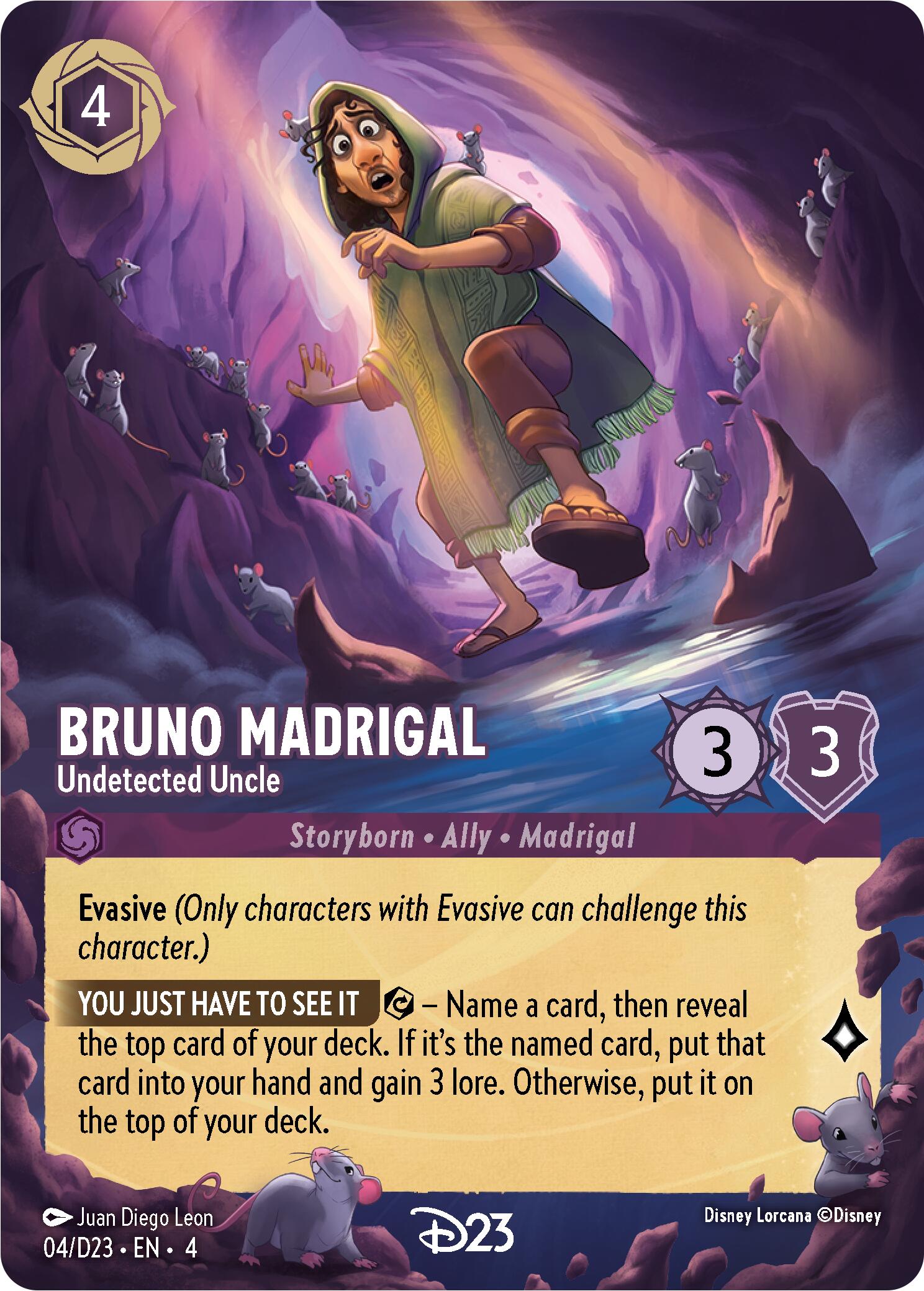 Bruno Madrigal - Undetected Uncle (4) [D23 Promos] | Tabernacle Games