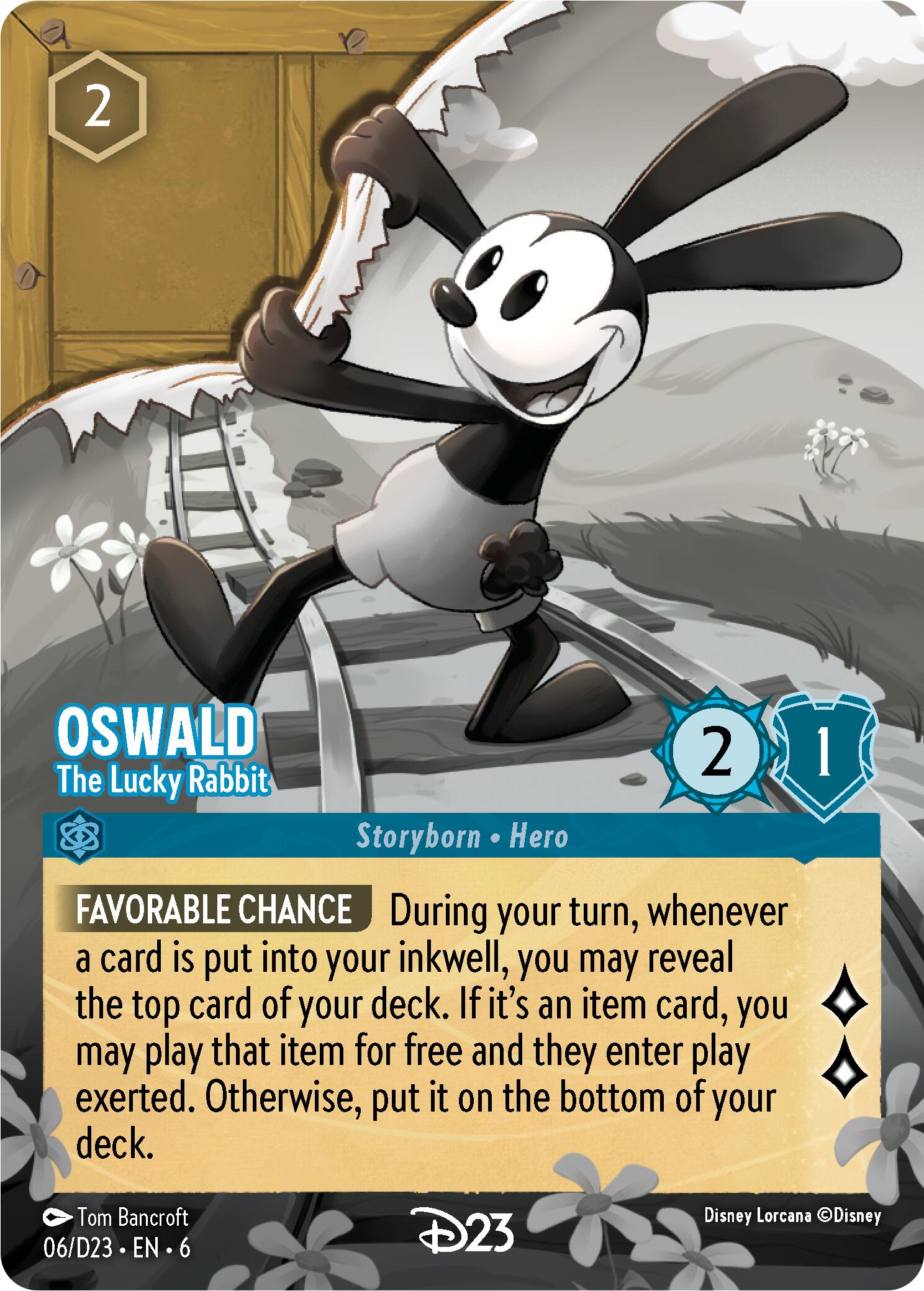 Oswald - The Lucky Rabbit (6) [D23 Promos] | Tabernacle Games