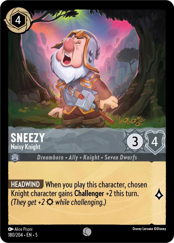 Sneezy - Noisy Knight (180/204) [Shimmering Skies] | Tabernacle Games
