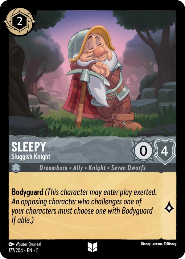 Sleepy - Sluggish Knight (177/204) [Shimmering Skies] | Tabernacle Games