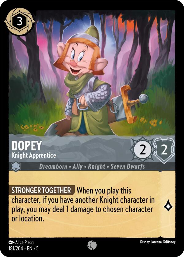 Dopey - Knight Apprentice (181/204) [Shimmering Skies] | Tabernacle Games