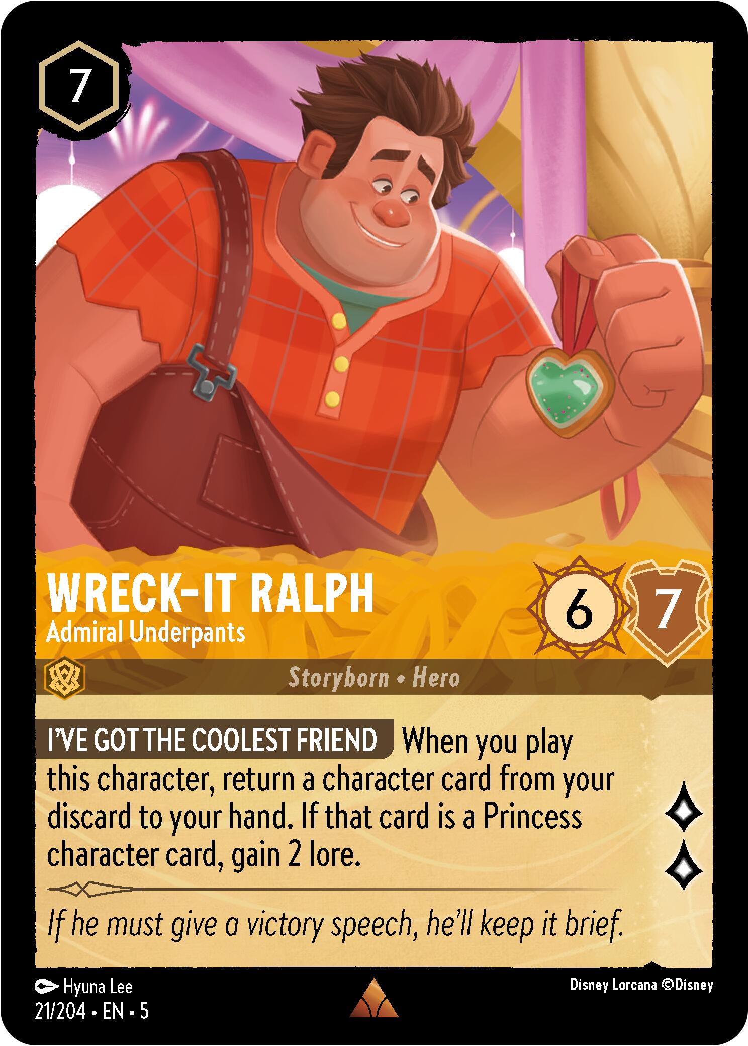 Wreck-It Ralph - Admiral Underpants (21/204) [Shimmering Skies] | Tabernacle Games