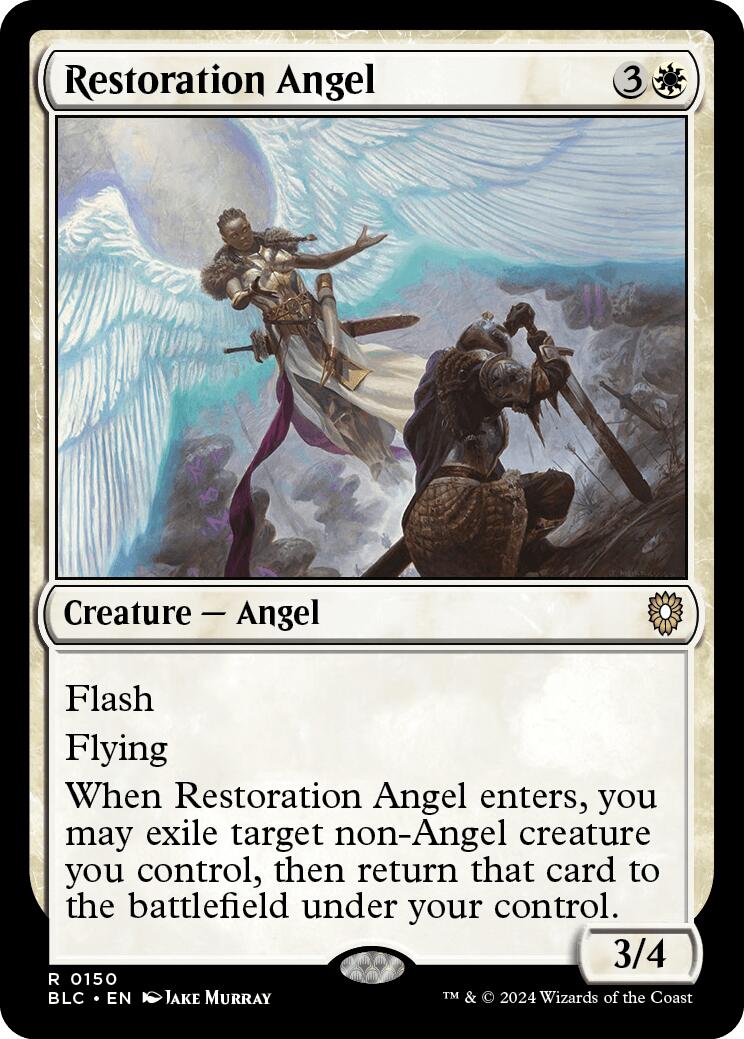 Restoration Angel [Bloomburrow Commander] | Tabernacle Games