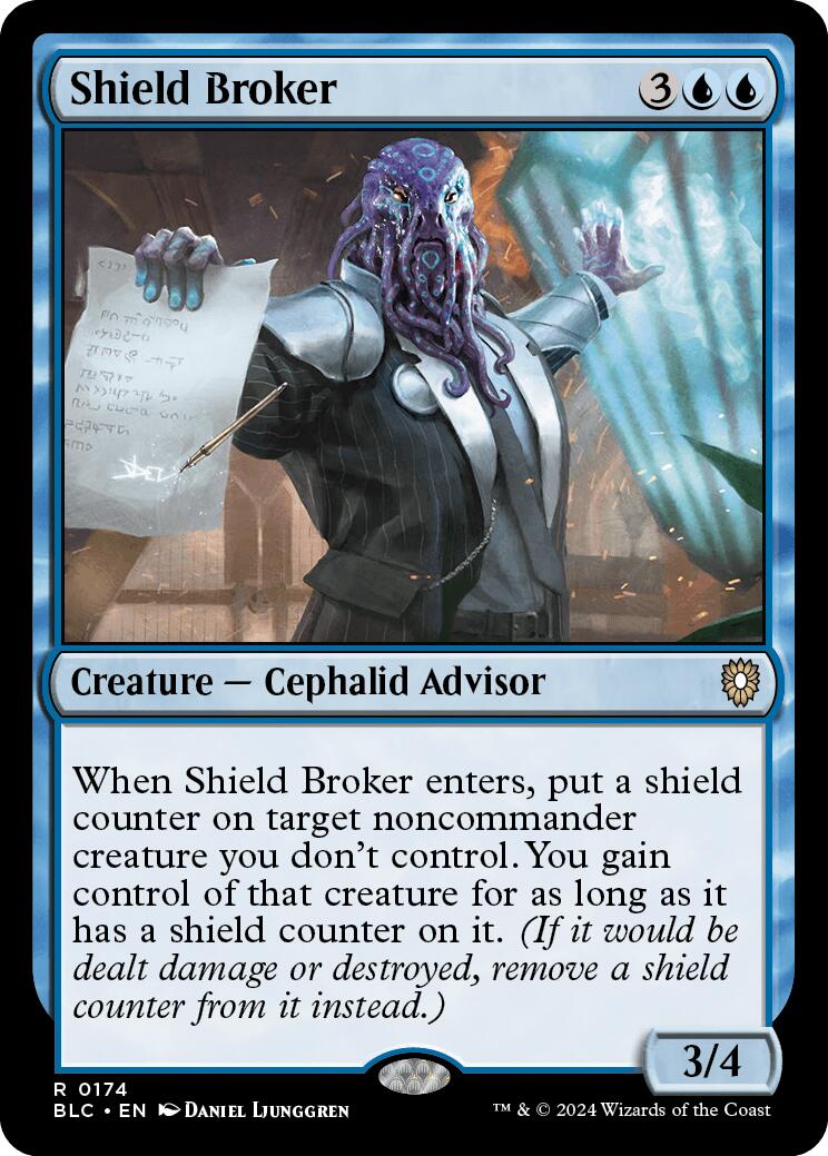 Shield Broker [Bloomburrow Commander] | Tabernacle Games