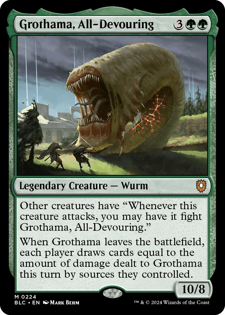 Grothama, All-Devouring [Bloomburrow Commander] | Tabernacle Games