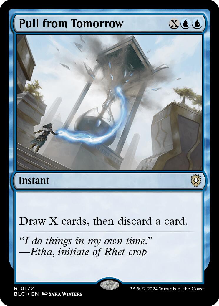 Pull from Tomorrow [Bloomburrow Commander] | Tabernacle Games