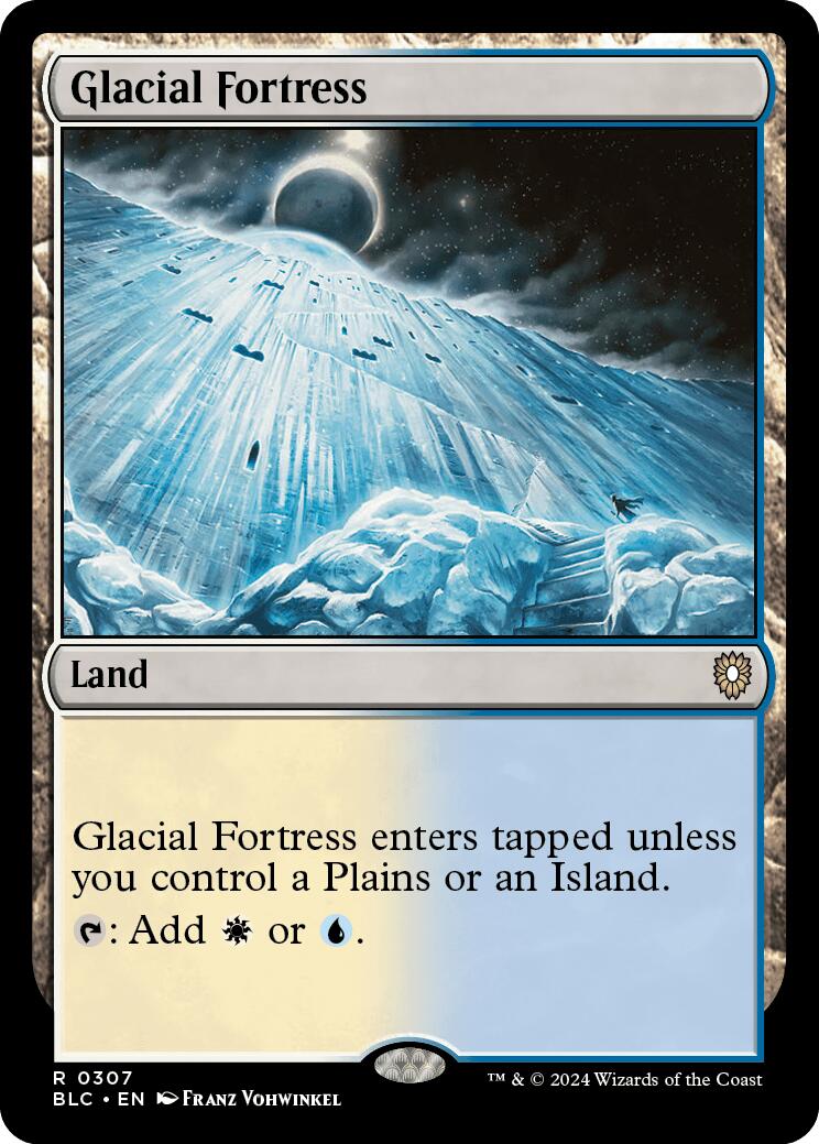 Glacial Fortress [Bloomburrow Commander] | Tabernacle Games