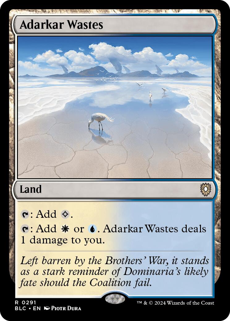 Adarkar Wastes [Bloomburrow Commander] | Tabernacle Games